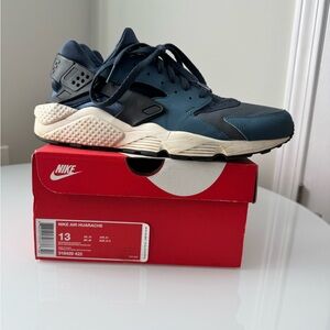 Nike Sneakers Tennis Shoes Air Huarache Blue Size 13
